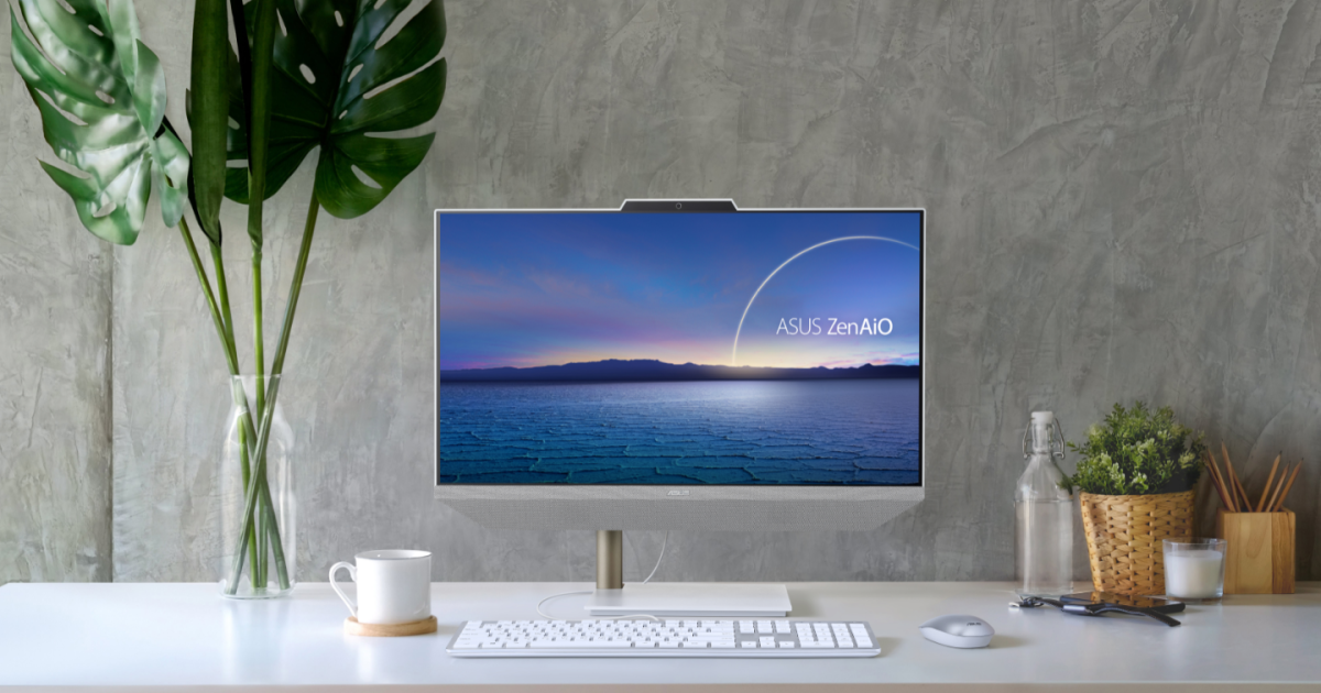 Asus launches stylish all-in-one desktop PC with 93% screen-to